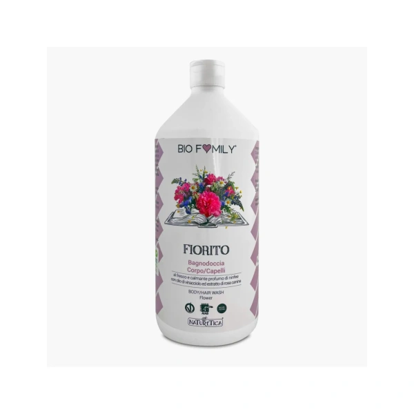 FIORITO BIO FAMILY - BAGNODOCCIA CORPO CAPELLI - NATURETICA - immagine 2