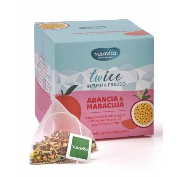 TWICE INFUSO A FREDDO ARANCIA E MARACUJA - 15 filtroscrigno - NEAVITA - HP - immagine 2