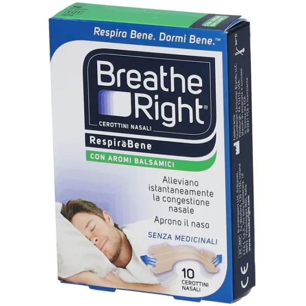 BREATHE RIGHT TRASPARENTI STANDARD 10 CEROTTI