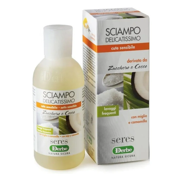 DERBE SCIAMPO DELICATISSIMO CUTE SENSIBILE ZUCCHERO E COCCO