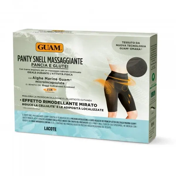 GUAM LEGGINGS PANTY SNELL PANCIA E GLUTEI XS-S