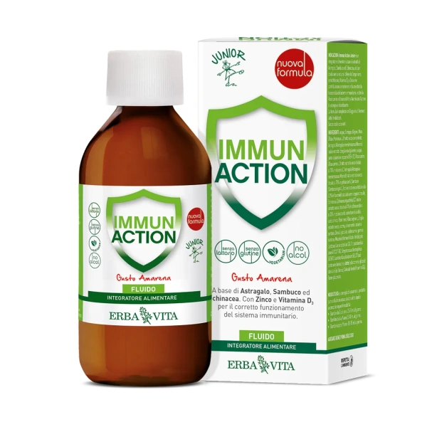 IMMUN ACTION JUNIOR FLUIDO ERBA VITA - immagine 2