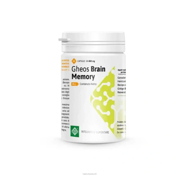 GHEOS BRAIN MEMORY 60capsule - GHEOS - immagine 2