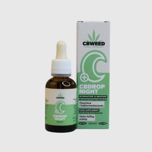CBDROP NIGHT 30ml olio di semi di Canapa & melatonina CBWEED