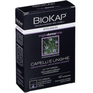 MIGLIO DONNA FORTE ANTICADUTA- BIOKAP 60 COMPRESSE BIOSLINE